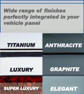 taxímetro con amplia gama de acabados:titanio,antracita,grafito,elegante,lujo y super lujo